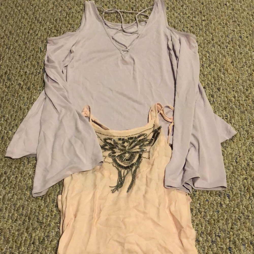 Hollister tank and long sleeve bundle